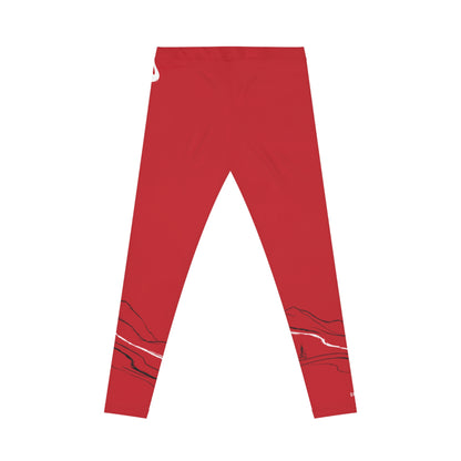 Cycling Psycho - Gravity Rebel - Red - Women’s Leggings