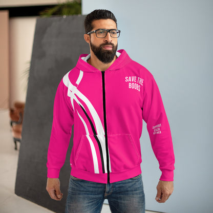 Pink Purpose - Hot Pink - Unisex Zip Hoodie