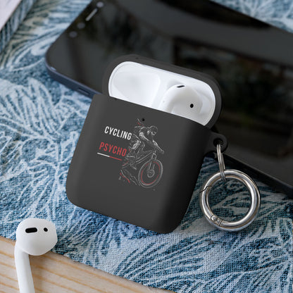 Cycling Psycho - Gravity Rebel - Black - AirPods Clip-On Case Cover