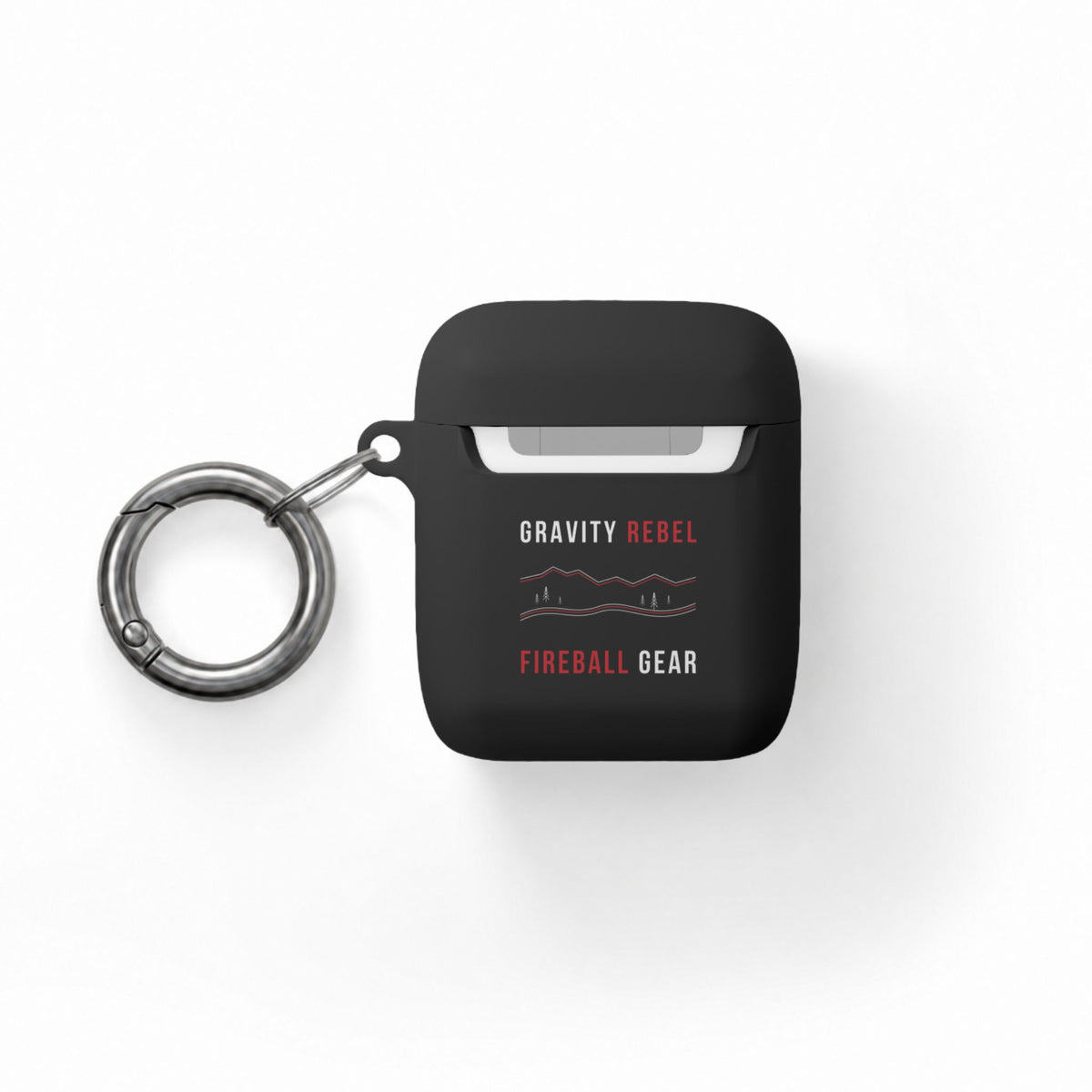 Cycling Psycho - Gravity Rebel - Black - AirPods Clip-On Case Cover