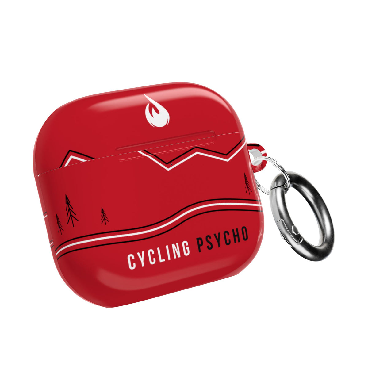 Cycling Psycho - Gravity Rebel - Red - AirPods Case